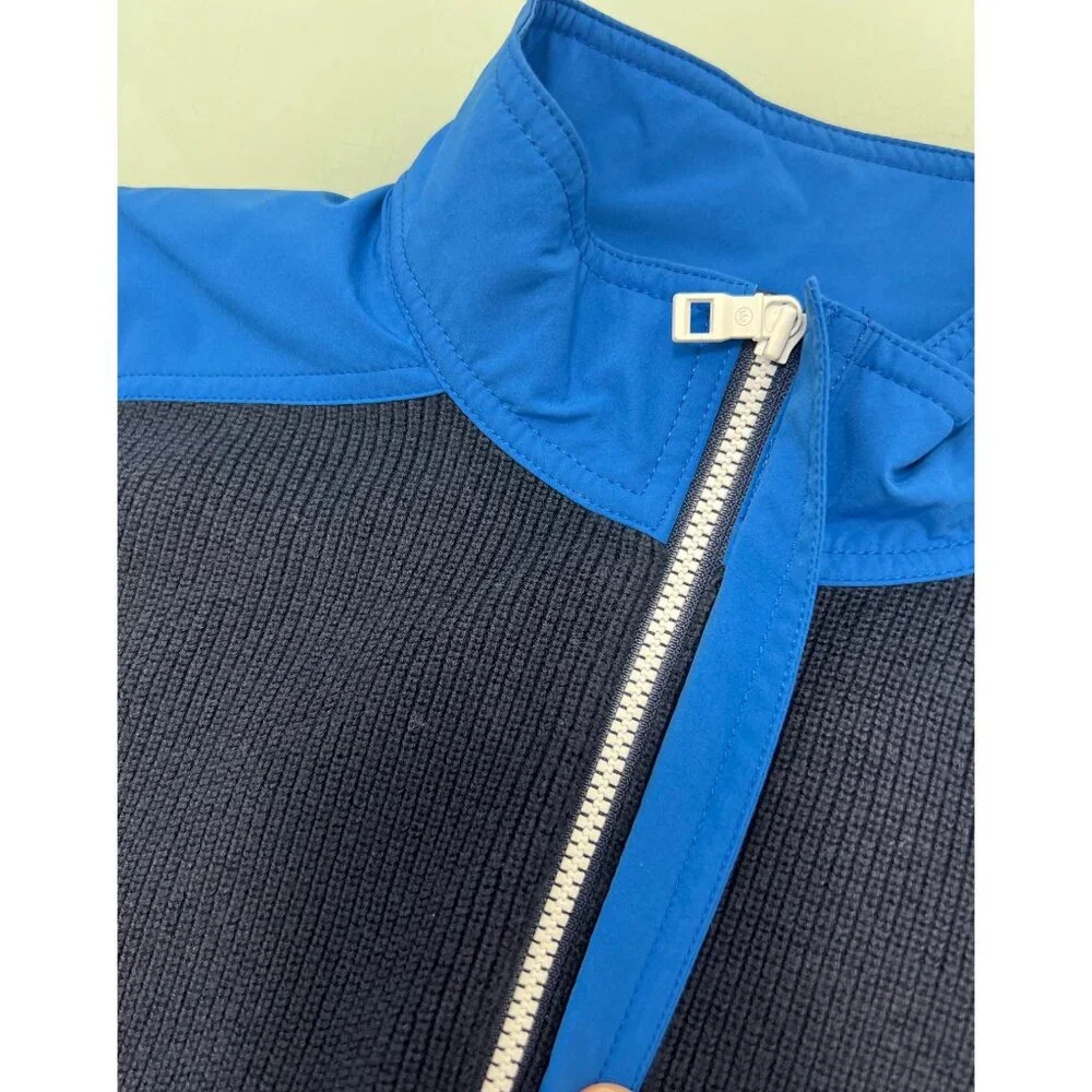 Peter Millar Crown 1/4 Zip Golf Jacket Sweater Pima Cotton Wool Pullover Small S